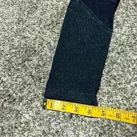 Athleta Twilight Tights Womens Size Small Navy/Silver Seamless High Rise Gym - Picture 4 of 9